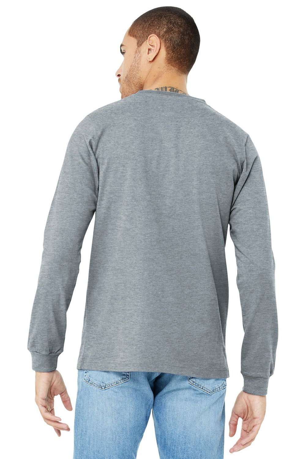 BELLA + CANVAS Men's Jersey Long Sleeve Tee Mens Apparel Shirts & Tops