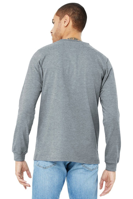 BELLA + CANVAS Men's Jersey Long Sleeve Tee Mens Apparel Shirts & Tops