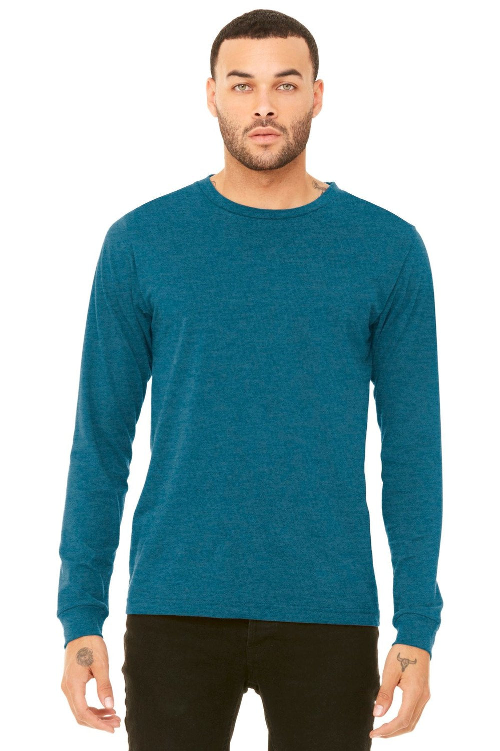 BELLA + CANVAS Men's Jersey Long Sleeve Tee Mens Apparel Shirts & Tops