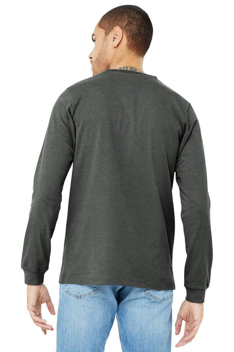 BELLA + CANVAS Men's Jersey Long Sleeve Tee Mens Apparel Shirts & Tops