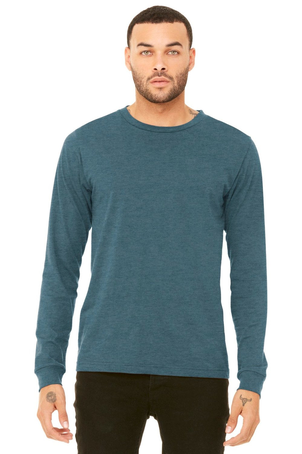 BELLA + CANVAS Men's Jersey Long Sleeve Tee Mens Apparel Shirts & Tops