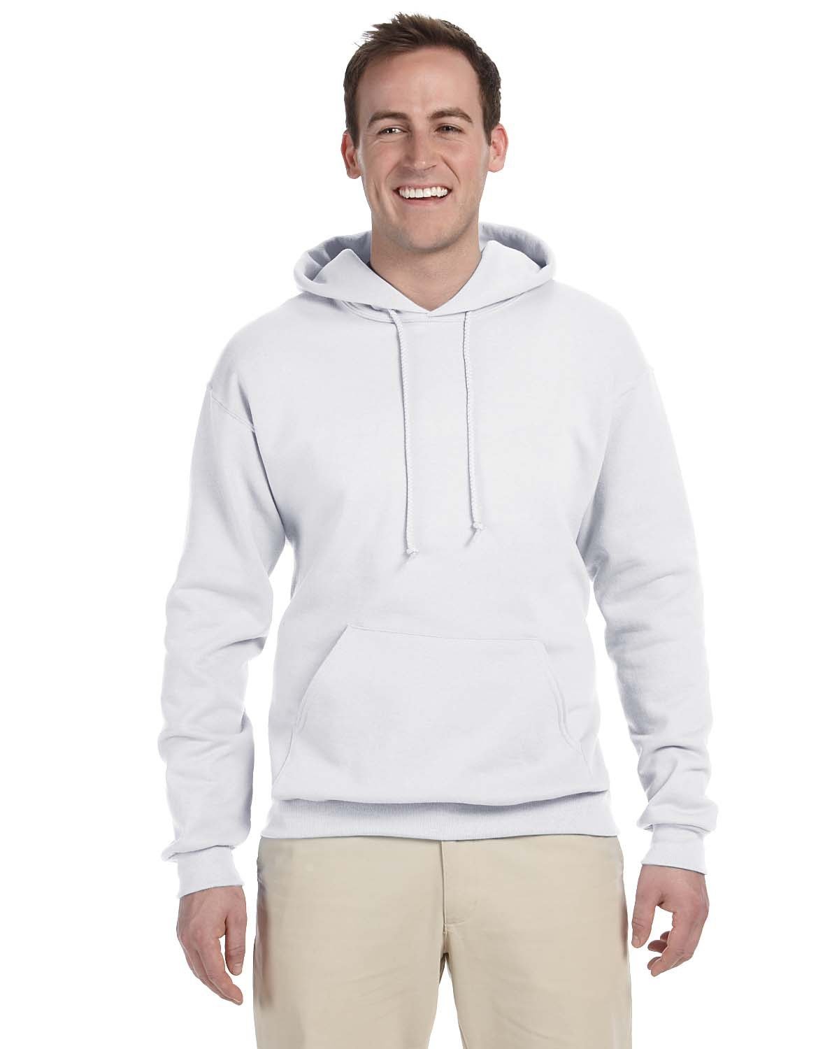 JERZEES Adult NuBlend® Fleece Pullover Hooded Sweatshirt - Plus Mens Apparel Sweatshirts & Fleece