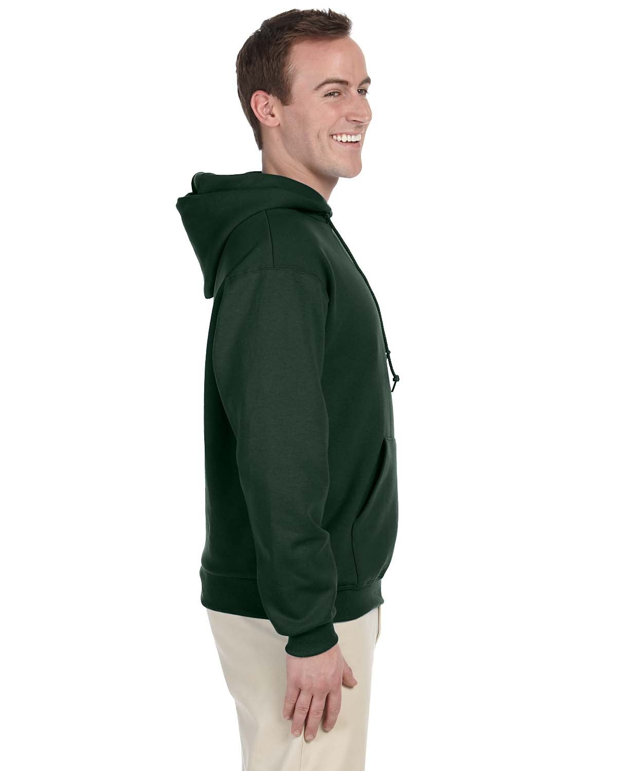 JERZEES Adult NuBlend® Fleece Pullover Hooded Sweatshirt - Plus Mens Apparel Sweatshirts & Fleece