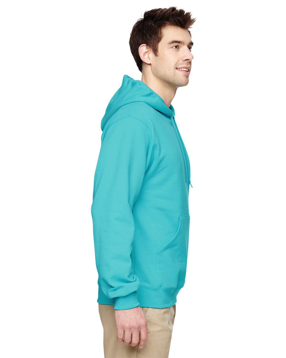 JERZEES Adult NuBlend® Fleece Pullover Hooded Sweatshirt - Plus Mens Apparel Sweatshirts & Fleece