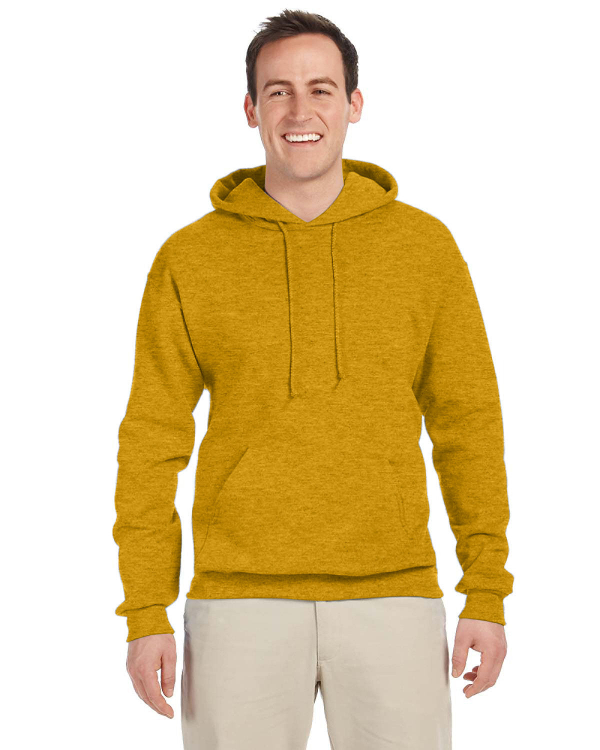 JERZEES Adult NuBlend® Fleece Pullover Hooded Sweatshirt - Plus Mens Apparel Sweatshirts & Fleece