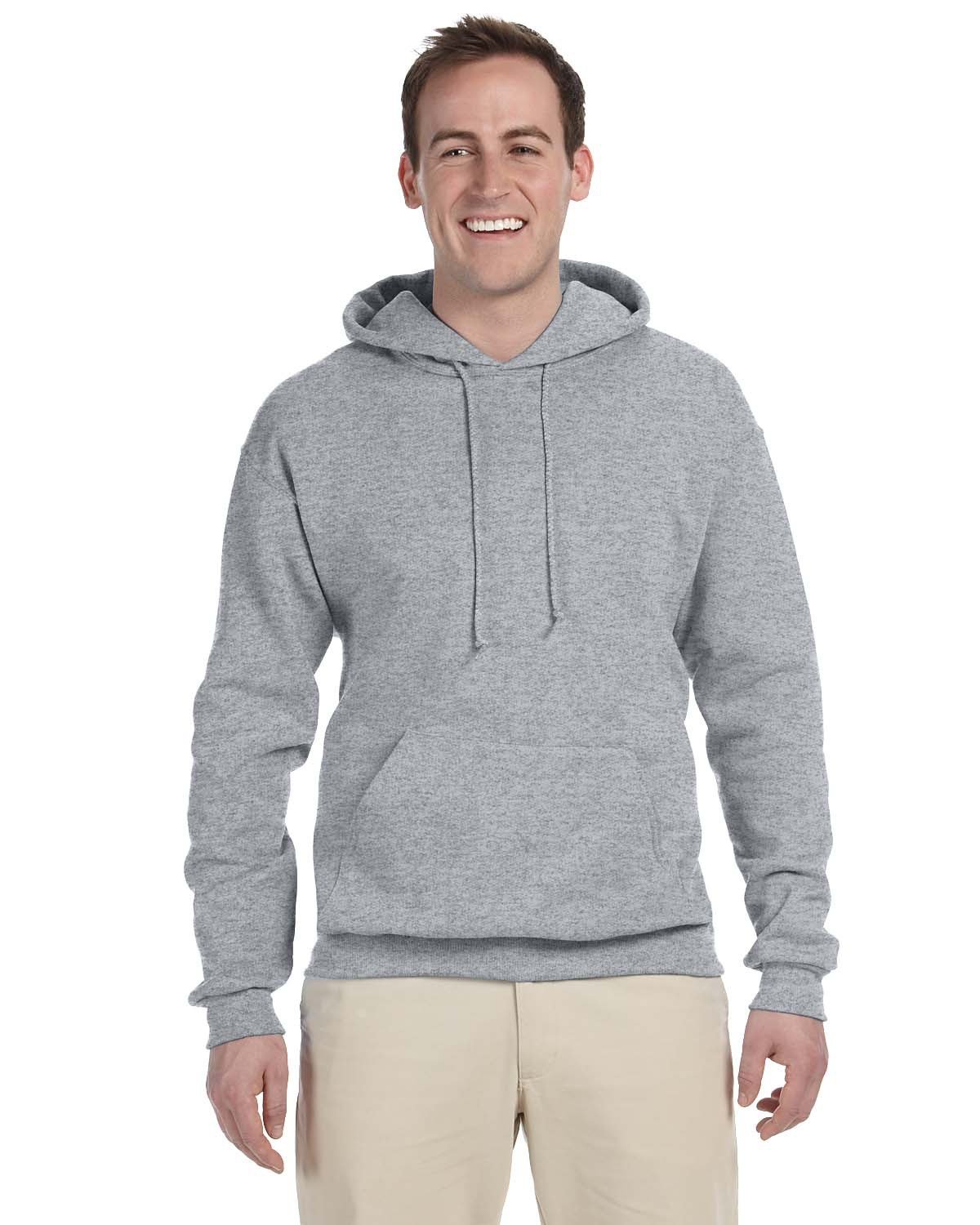 JERZEES Adult NuBlend® Fleece Pullover Hooded Sweatshirt - Plus Mens Apparel Sweatshirts & Fleece