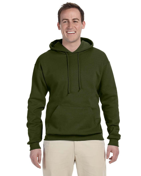 JERZEES Adult NuBlend® Fleece Pullover Hooded Sweatshirt - Plus Mens Apparel Sweatshirts & Fleece