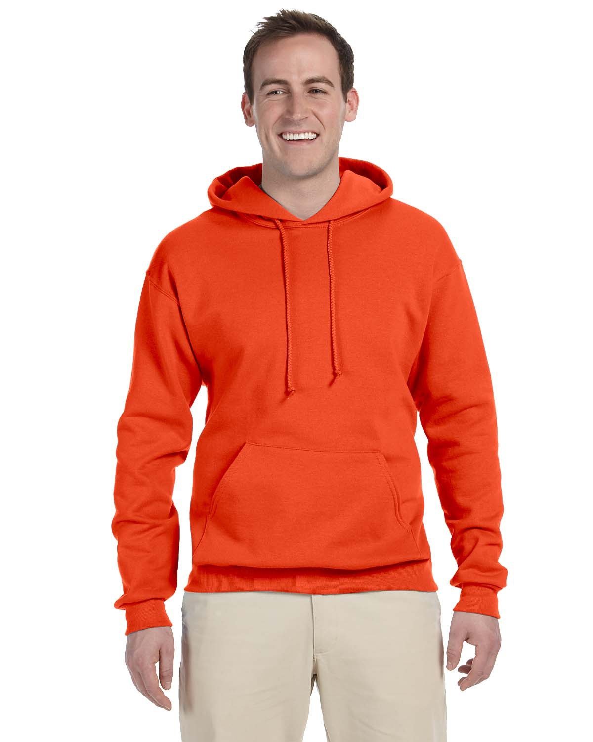 JERZEES Adult NuBlend® Fleece Pullover Hooded Sweatshirt - Plus Mens Apparel Sweatshirts & Fleece