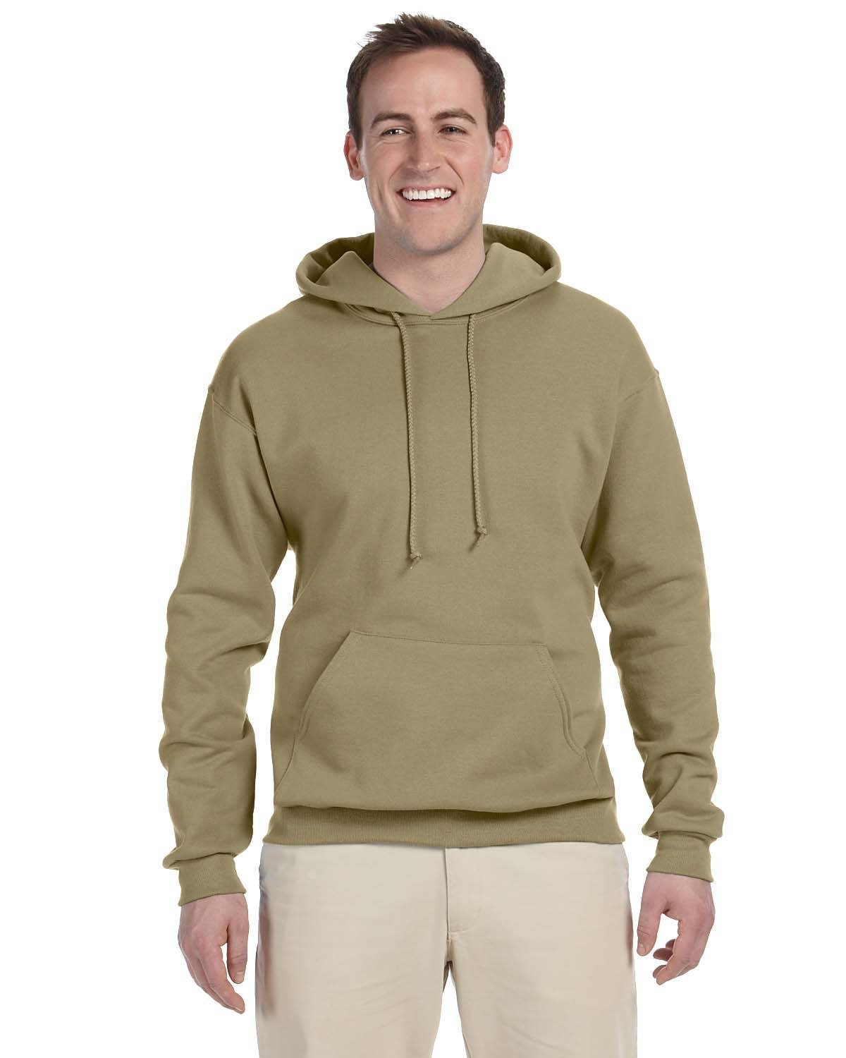 JERZEES Adult NuBlend® Fleece Pullover Hooded Sweatshirt - Plus Mens Apparel Sweatshirts & Fleece