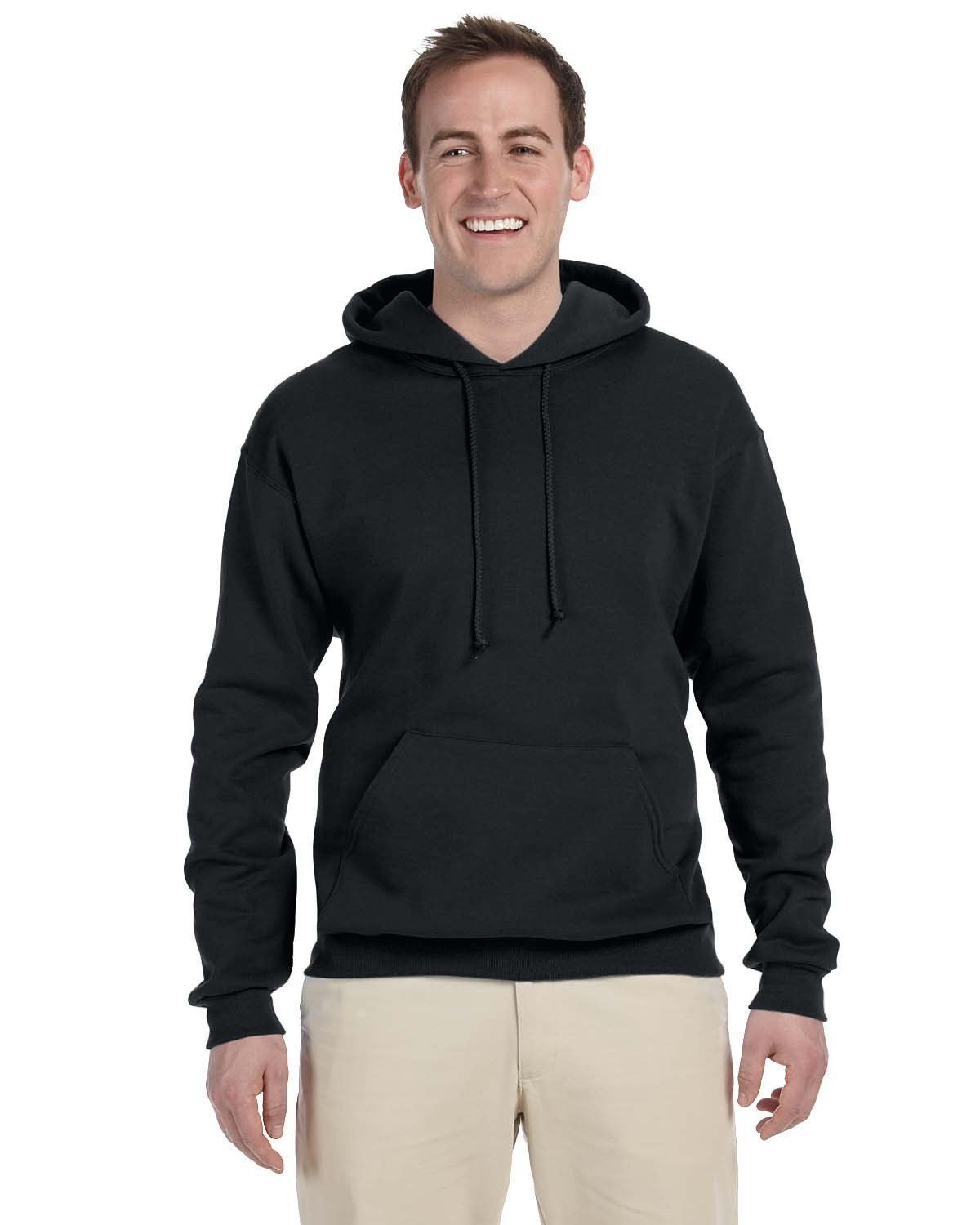 JERZEES Adult NuBlend® Fleece Pullover Hooded Sweatshirt - Plus Mens Apparel Sweatshirts & Fleece