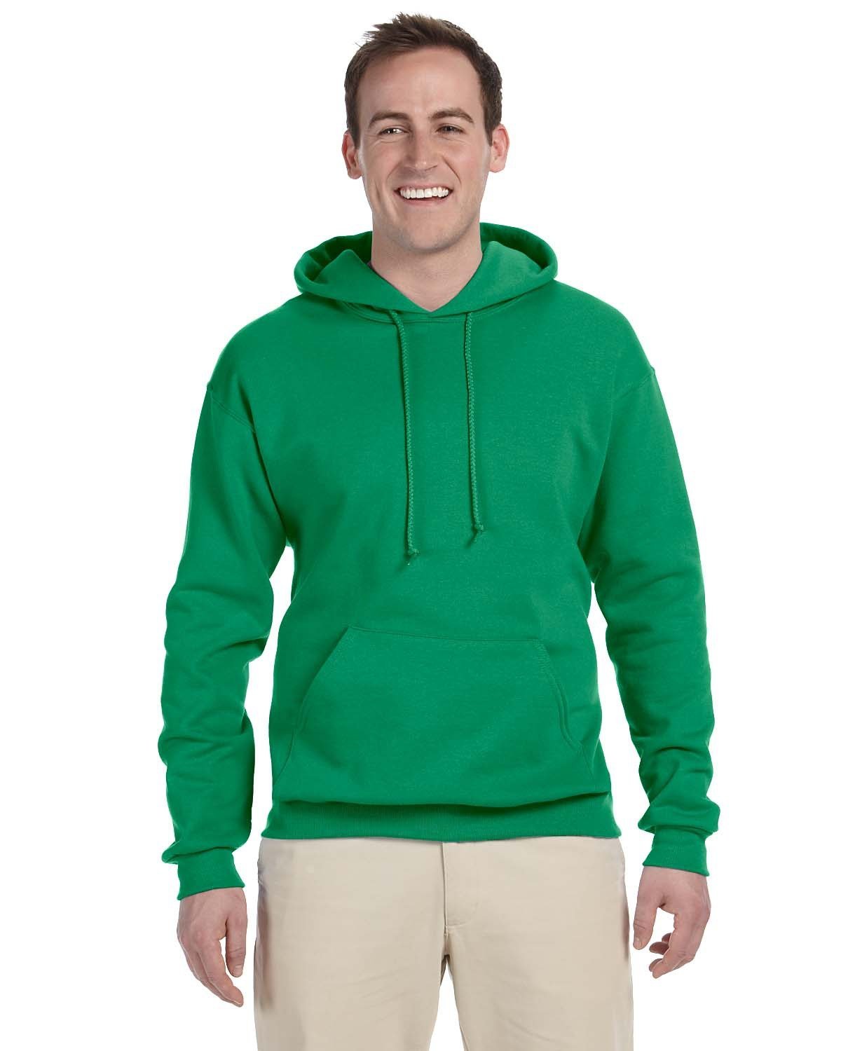 JERZEES Adult NuBlend® Fleece Pullover Hooded Sweatshirt Mens Apparel Sweatshirts & Fleece