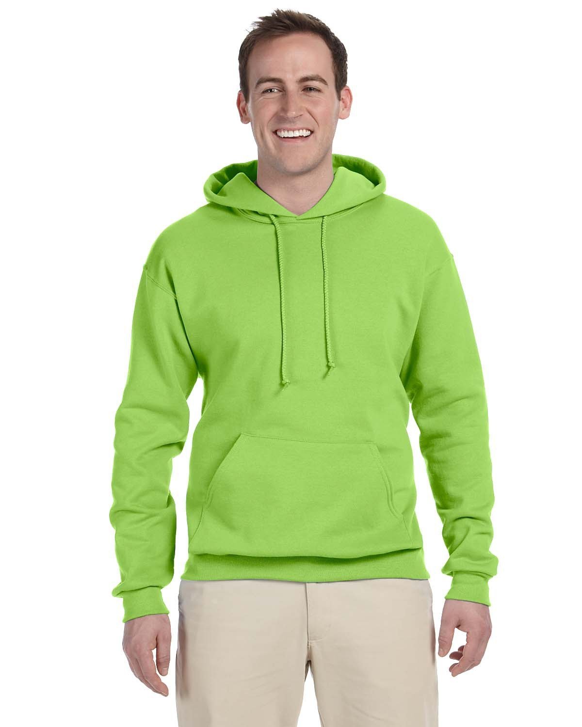 JERZEES Adult NuBlend® Fleece Pullover Hooded Sweatshirt Mens Apparel Sweatshirts & Fleece