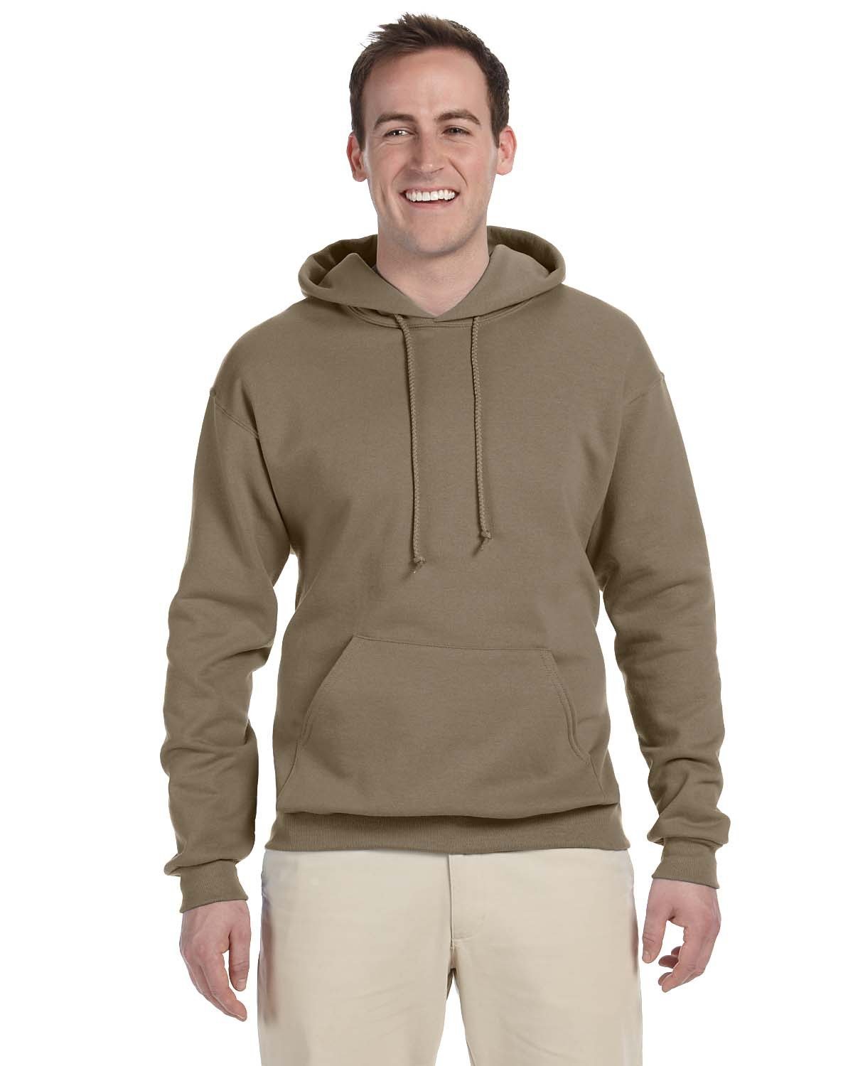 JERZEES Adult NuBlend® Fleece Pullover Hooded Sweatshirt Mens Apparel Sweatshirts & Fleece