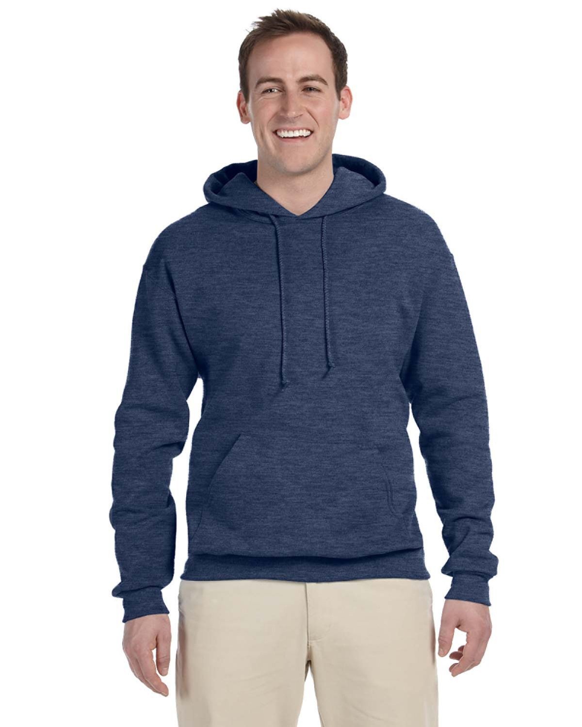 JERZEES Adult NuBlend® Fleece Pullover Hooded Sweatshirt Mens Apparel Sweatshirts & Fleece