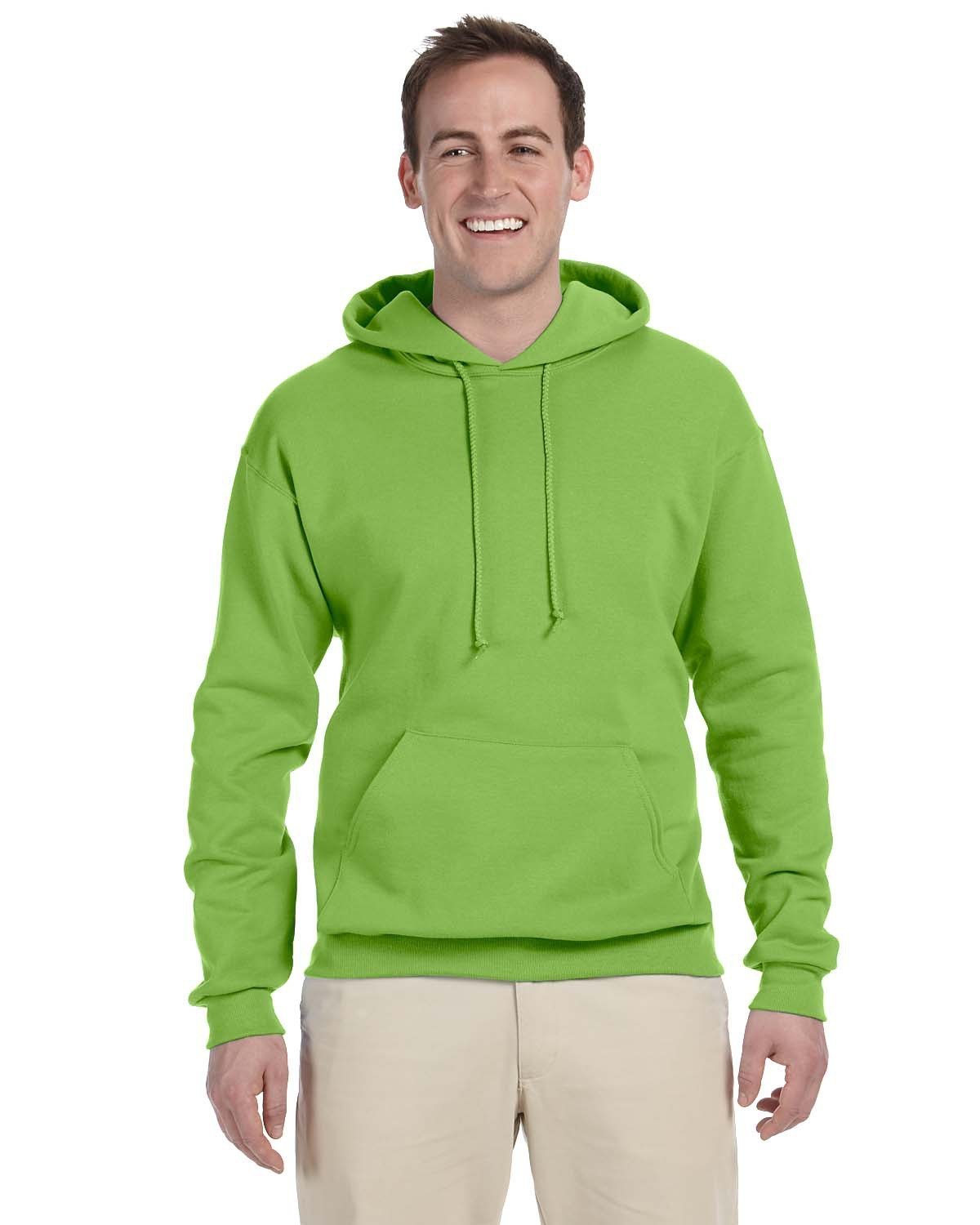 JERZEES Adult NuBlend® Fleece Pullover Hooded Sweatshirt Mens Apparel Sweatshirts & Fleece