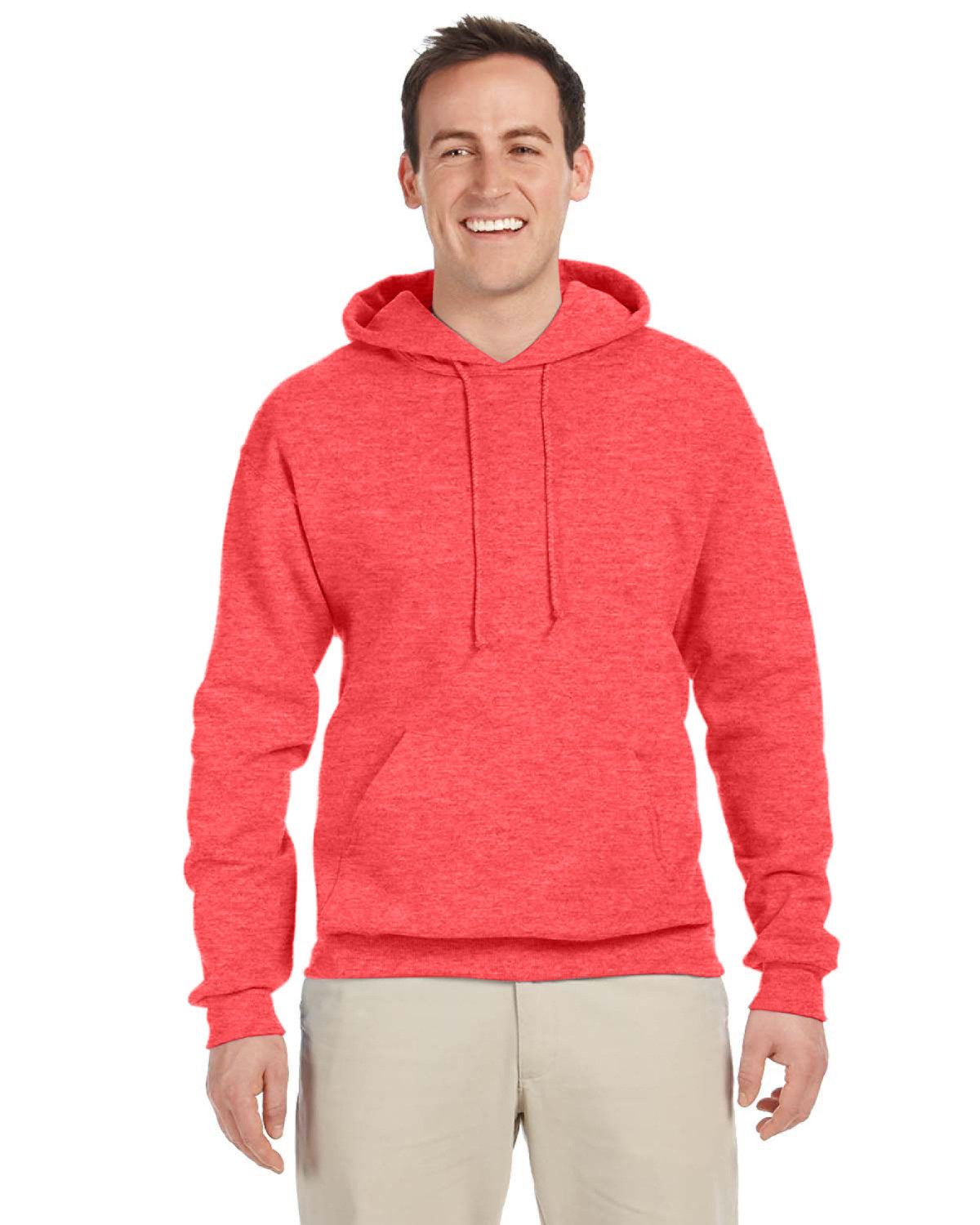 JERZEES Adult NuBlend® Fleece Pullover Hooded Sweatshirt Mens Apparel Sweatshirts & Fleece