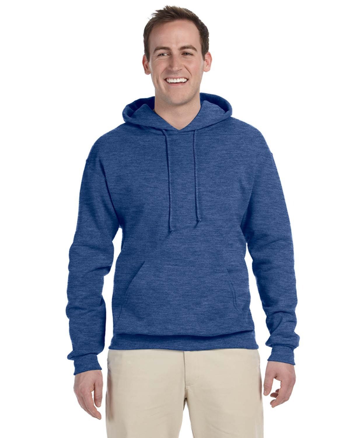 JERZEES Adult NuBlend® Fleece Pullover Hooded Sweatshirt Mens Apparel Sweatshirts & Fleece