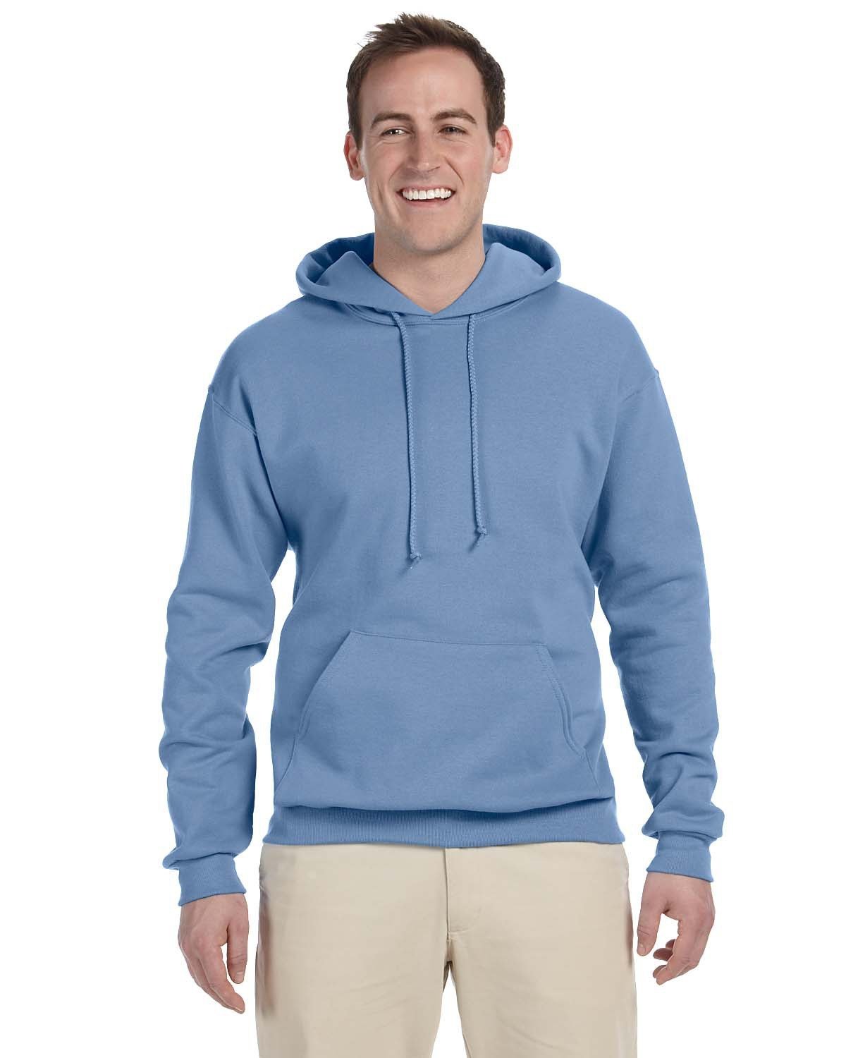 JERZEES Adult NuBlend® Fleece Pullover Hooded Sweatshirt Mens Apparel Sweatshirts & Fleece