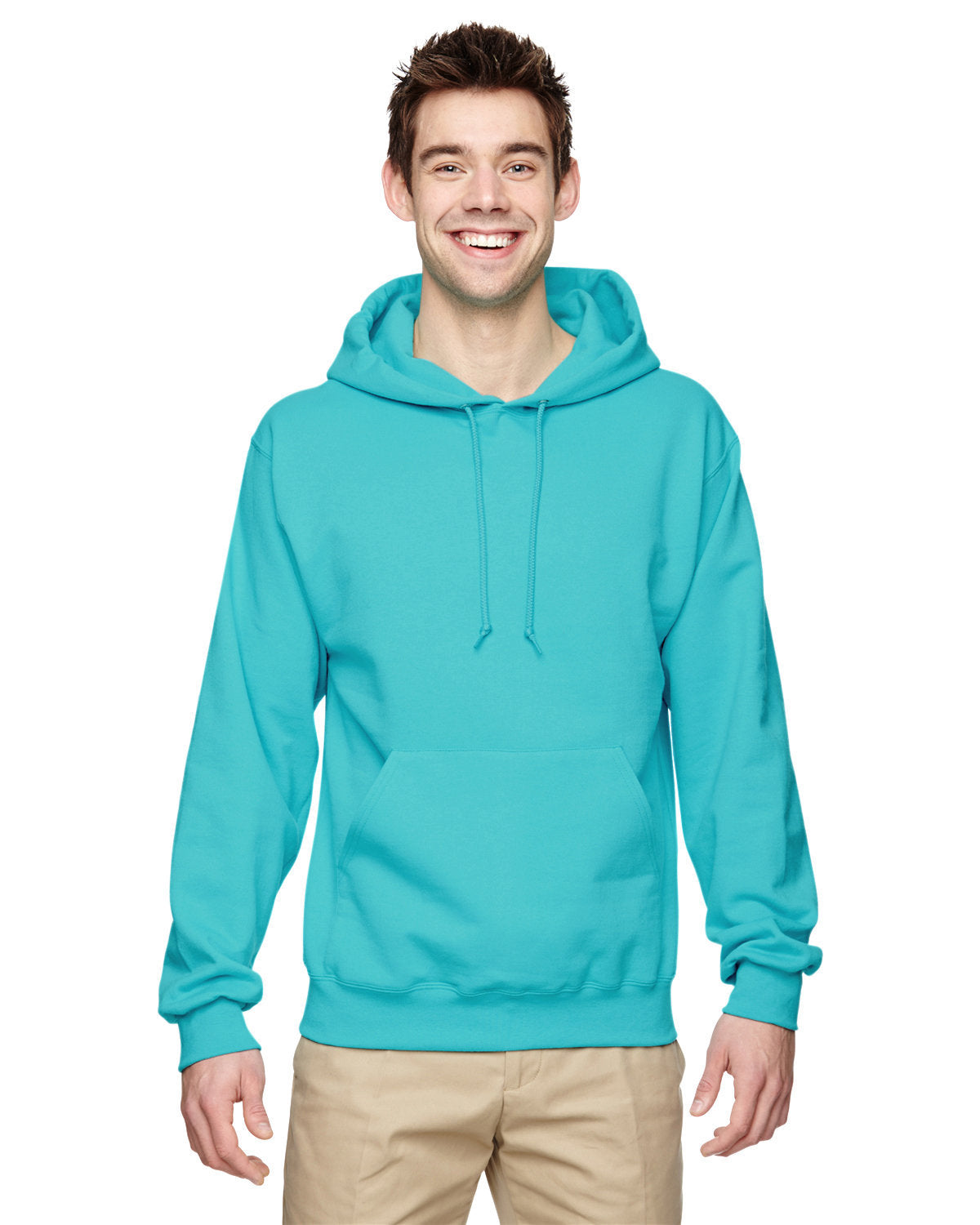 JERZEES Adult NuBlend® Fleece Pullover Hooded Sweatshirt Mens Apparel Sweatshirts & Fleece