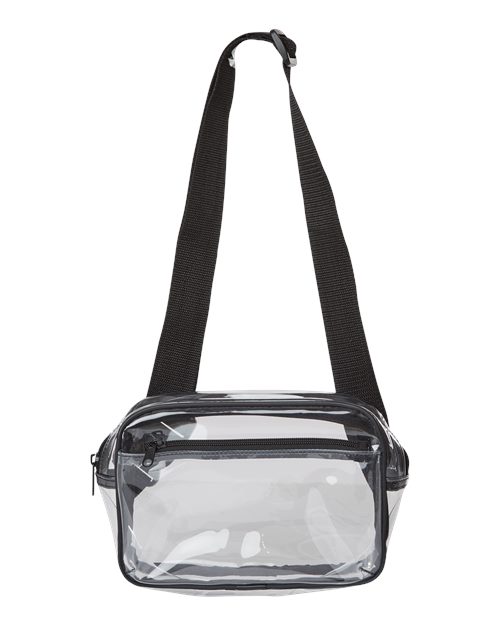 Liberty Bags Clear Stadium 2-Pocket Fanny Pack/Crossbody Bag Unisex Accessories Bags & Backpacks
