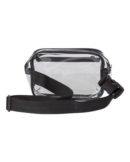 Liberty Bags Clear Stadium 2-Pocket Fanny Pack/Crossbody Bag Unisex Accessories Bags & Backpacks