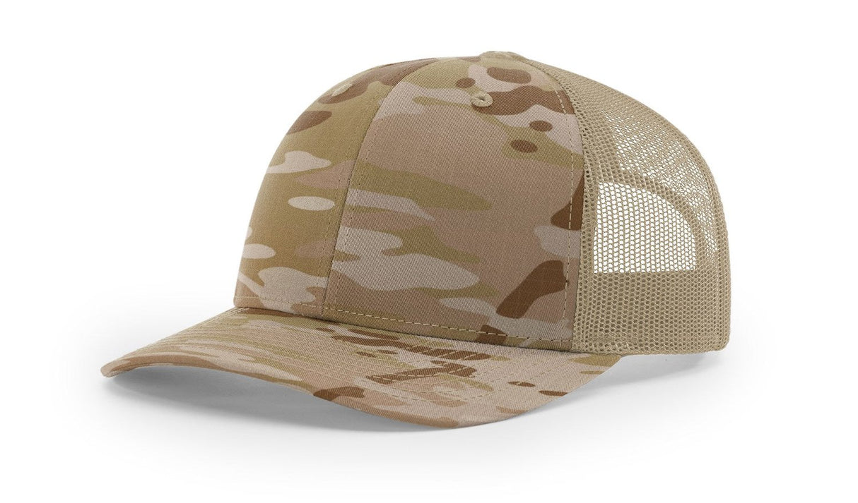 Richardson Printed Tactical Trucker Hat Unisex Accessories Hats & Caps