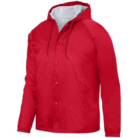 Men's Hooded Coach's Jacket Mens Apparel Jackets & Vests