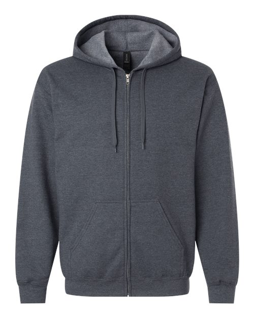 Gildan Men's Softstyle Midweight Fleece Full-Zip Hooded Sweatshirt SF600 Mens Apparel Sweatshirts & Fleece