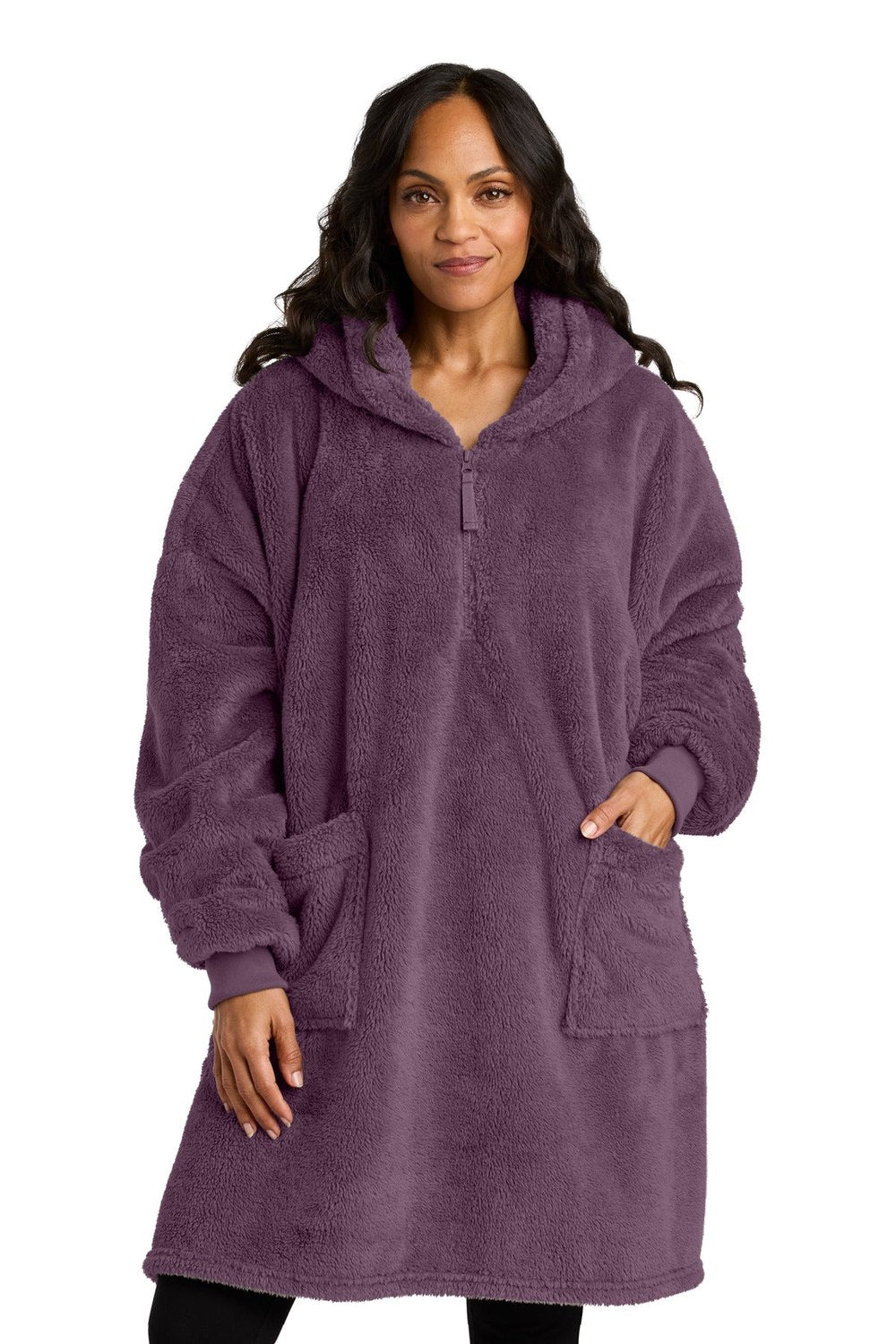 Port Authority Women's Plush Poncho BP42 Womens Apparel Sweatshirts & Fleece