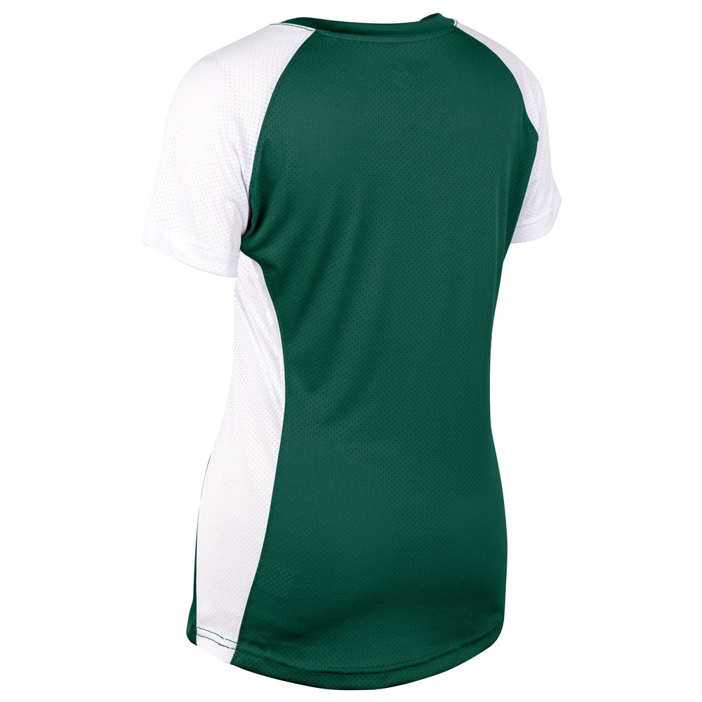 Champro Girl's Infinite V-Neck Short Sleeve Softball Jersey-2