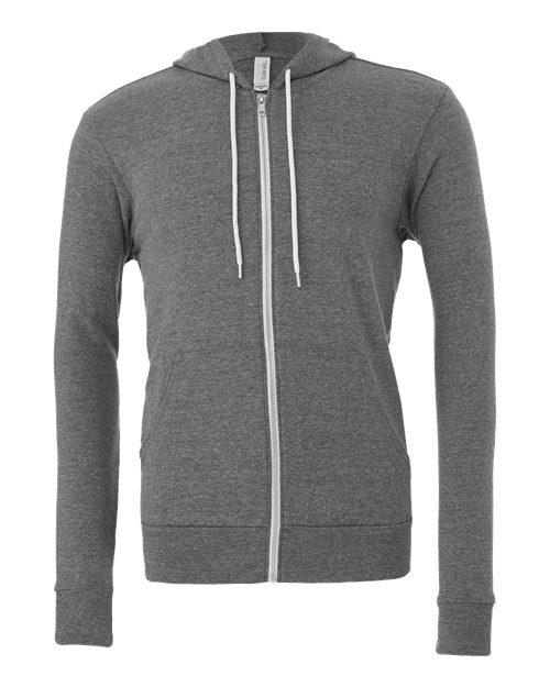 BELLA + CANVAS Unisex Sponge Fleece Full Zip Hoodie Mens Apparel Sweatshirts & Fleece