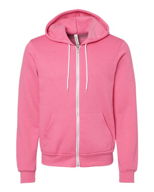 BELLA + CANVAS Unisex Sponge Fleece Full Zip Hoodie Mens Apparel Sweatshirts & Fleece