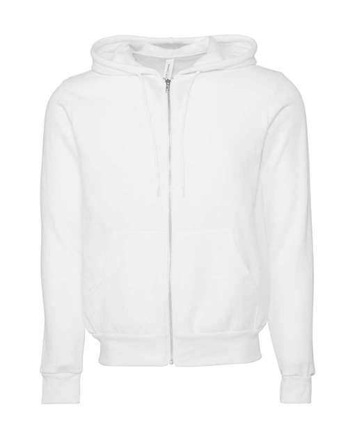 BELLA + CANVAS Unisex Sponge Fleece Full Zip Hoodie Mens Apparel Sweatshirts & Fleece