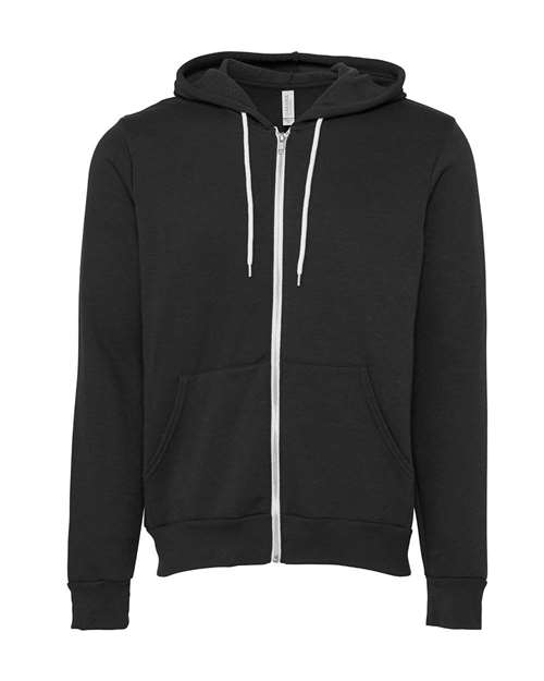 BELLA + CANVAS Unisex Sponge Fleece Full Zip Hoodie Mens Apparel Sweatshirts & Fleece