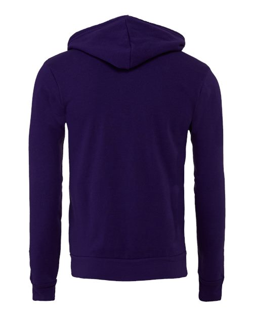 BELLA + CANVAS Unisex Sponge Fleece Full Zip Hoodie Mens Apparel Sweatshirts & Fleece