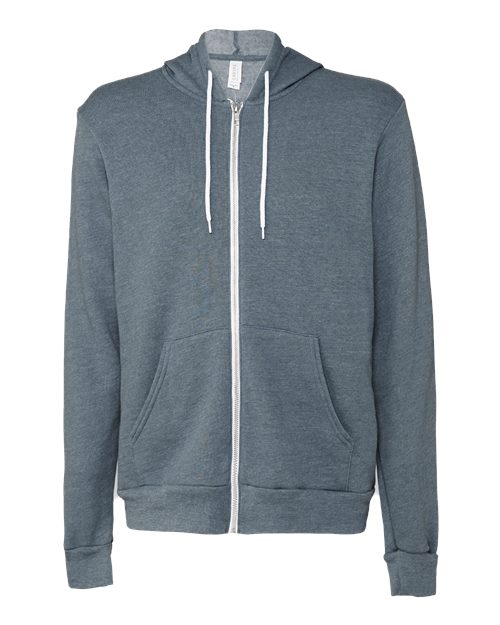 BELLA + CANVAS Unisex Sponge Fleece Full Zip Hoodie Mens Apparel Sweatshirts & Fleece