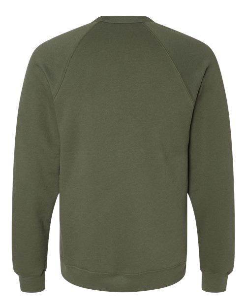 BELLA + CANVAS Unisex Sponge Fleece Raglan Sweatshirt BC3901 1/2 Mens Apparel Sweatshirts & Fleece