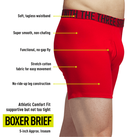 adidas Men's Stretch Cotton 4-Pack Boxer Brief Mens Apparel Underwear