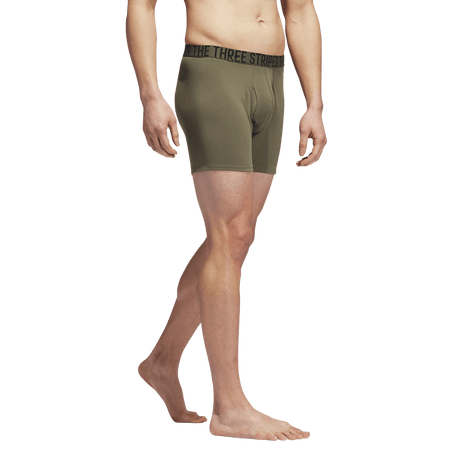 adidas Men's Stretch Cotton 4-Pack Boxer Brief Mens Apparel Underwear