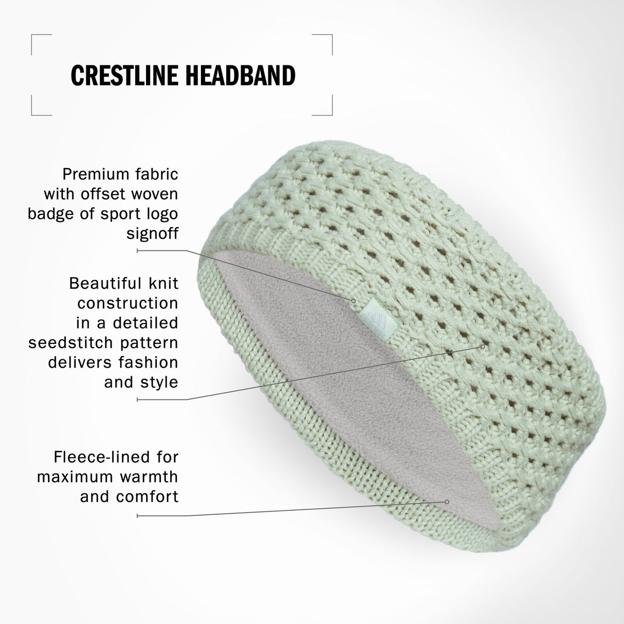 adidas Women's Crestline Headband Unisex Accessories Hats & Caps