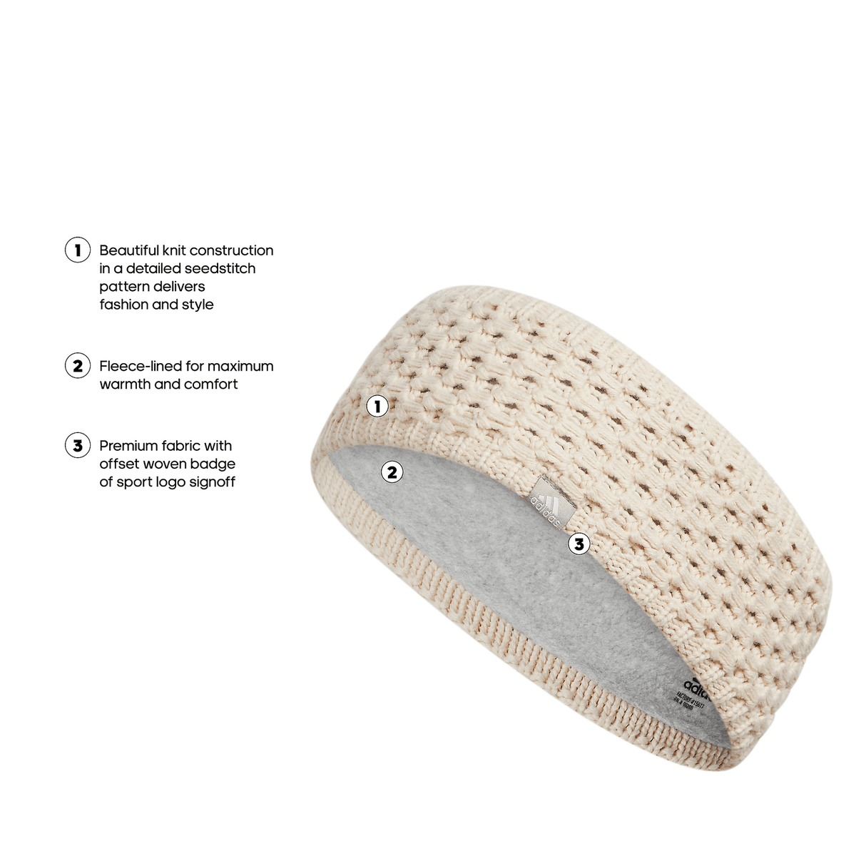 adidas Women's Crestline Headband Unisex Accessories Hats & Caps