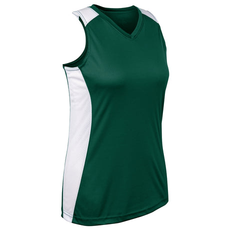 Champro Girls' Infinite V-Neck Racerback Softball Jersey Softball Jerseys Youth