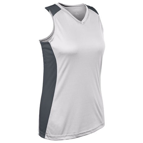 Champro Girls' Infinite V-Neck Racerback Softball Jersey Softball Jerseys Youth