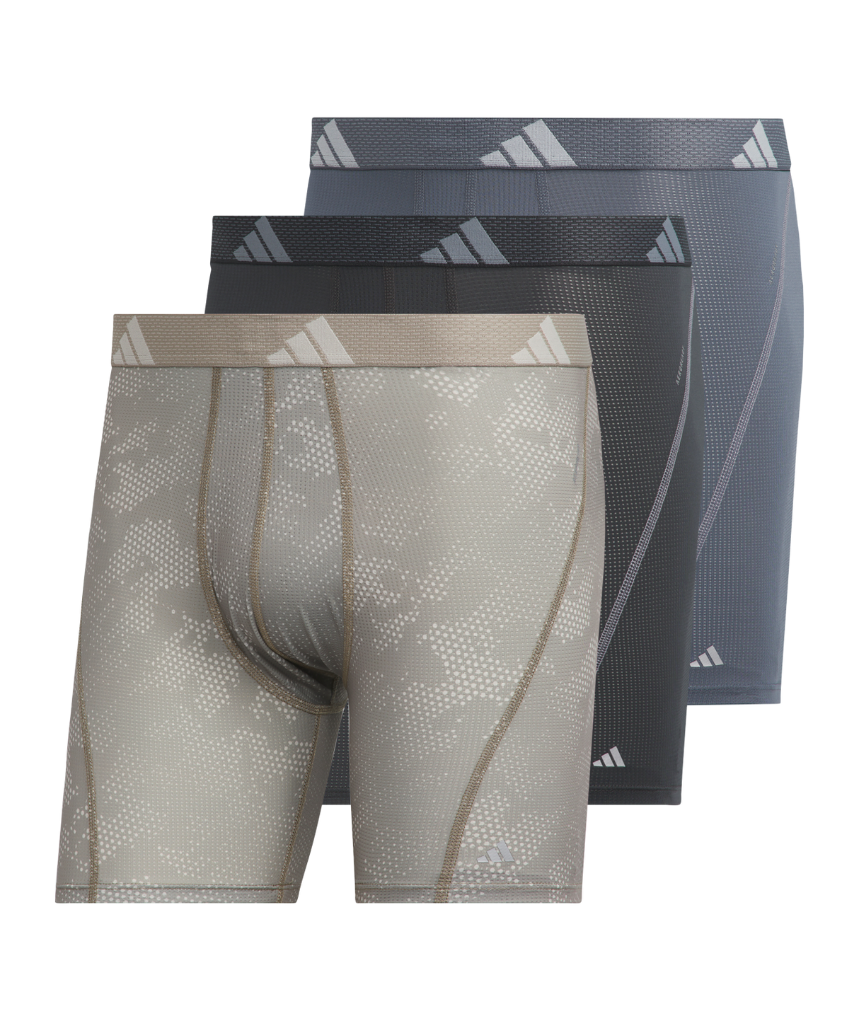 adidas Men's Performance Mesh Graphic 3-Pack Boxer Brief-1