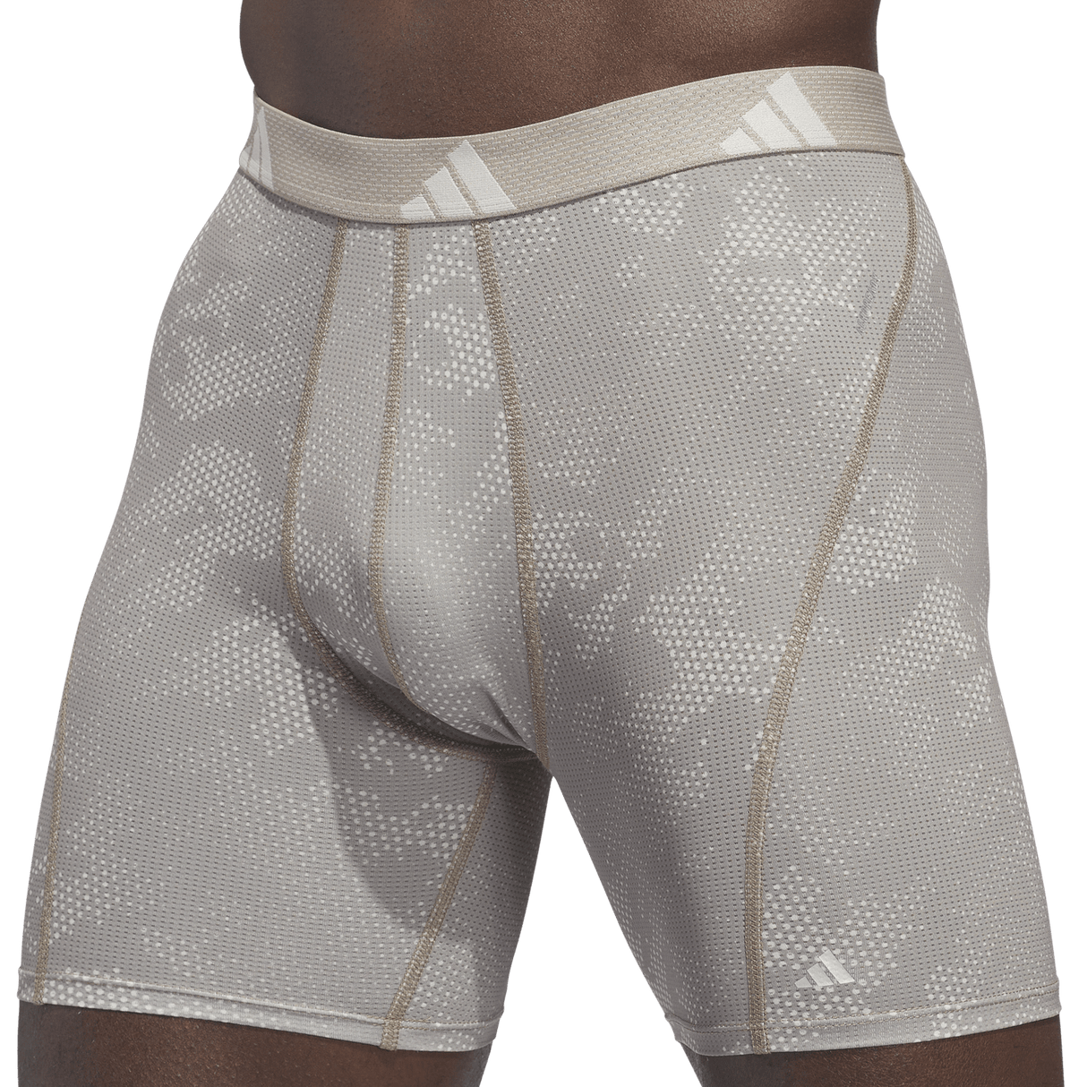 adidas Men's Performance Mesh Graphic 3-Pack Boxer Brief Mens Apparel Underwear