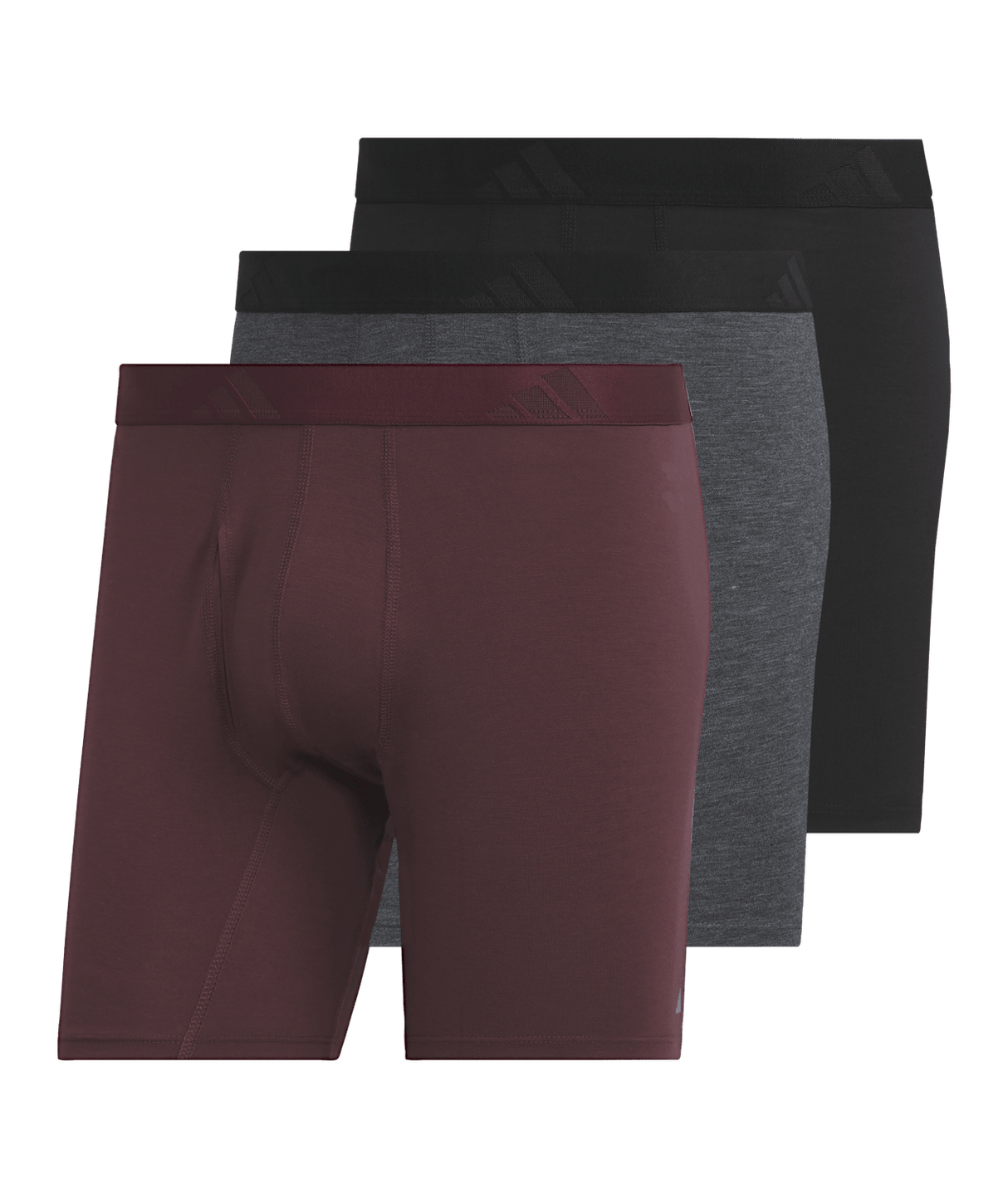 adidas Men's Luxe Comfort 3-Pack Boxer Brief Mens Apparel Underwear