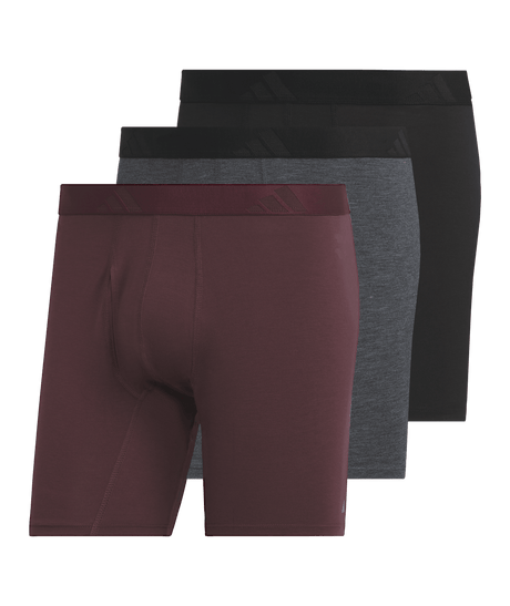 adidas Men's Luxe Comfort 3-Pack Boxer Brief Mens Apparel Underwear