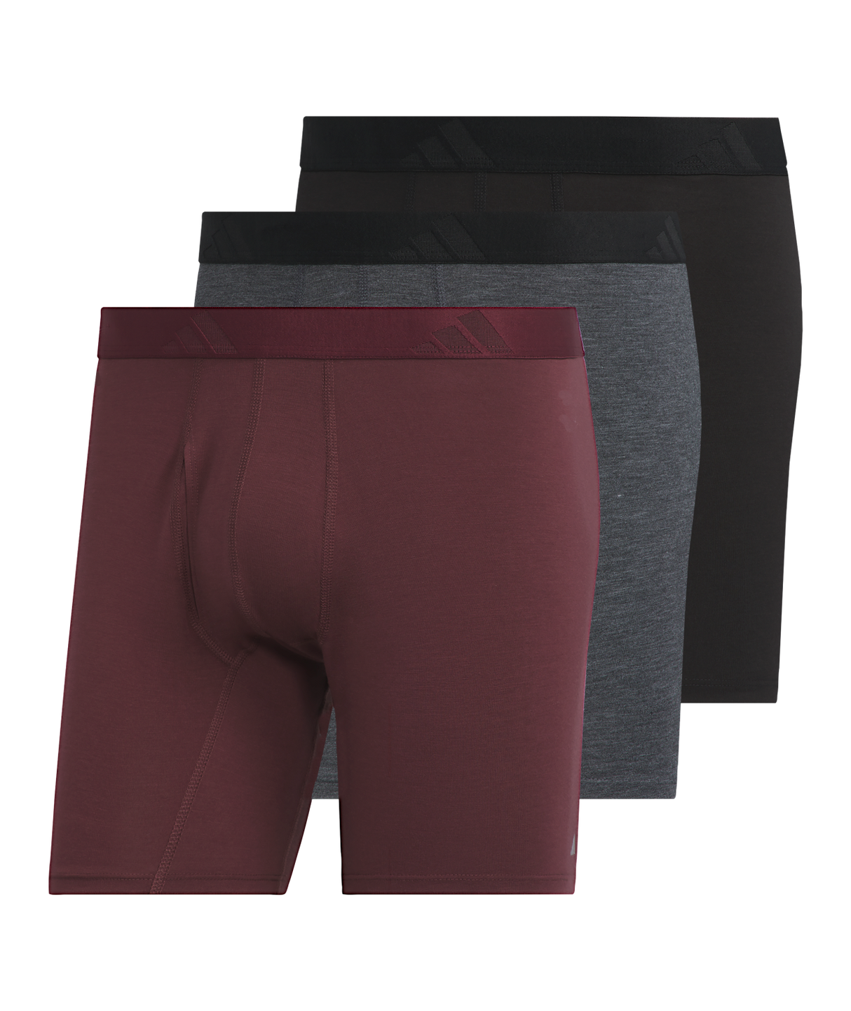 adidas Men's Luxe Comfort 3-Pack Boxer Brief Mens Apparel Underwear