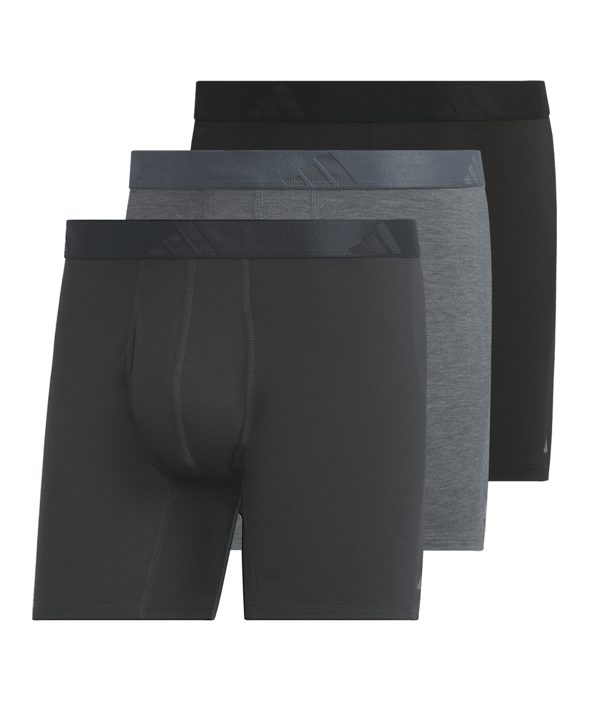 adidas Men's Luxe Comfort 3-Pack Boxer Brief Mens Apparel Underwear