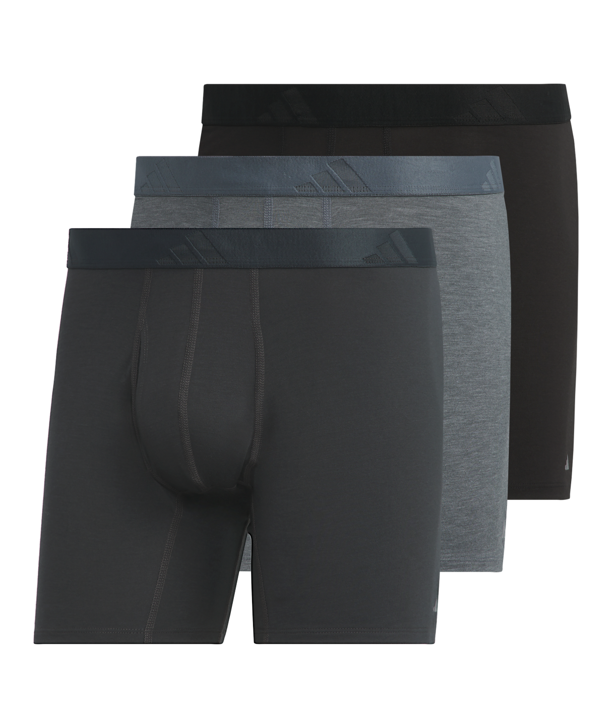 adidas Men's Luxe Comfort 3-Pack Boxer Brief Mens Apparel Underwear